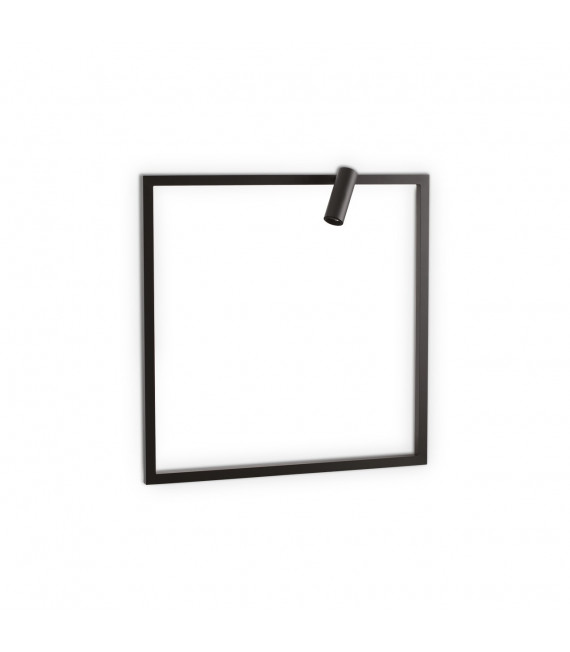 Applique LED intégré Syntesi Métal Noir 1 ampoule 60cm