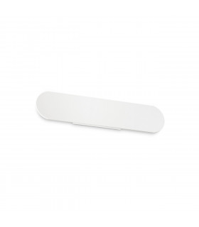 Integrated LED wall light Echo White metal 1 bulb 9cm
