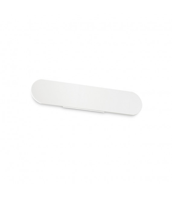 Integrated LED wall light Echo White metal 1 bulb 9cm
