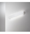 Integrated LED wall light Echo White metal 1 bulb 9cm
