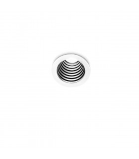 Recessed spotlight One Glass, metal, aluminum Black 1 bulb 5.1cm