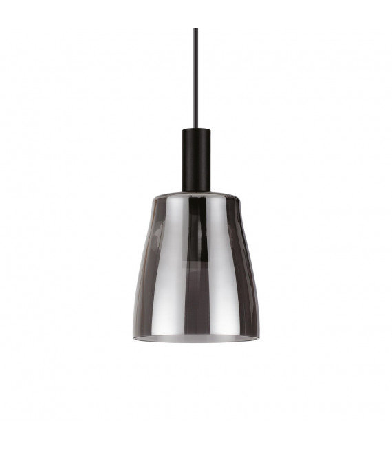 Coco-3 pendant lamp 1 bulb Glass, metal Black