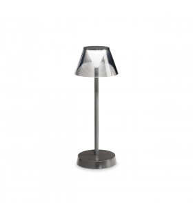 Lámpara LED empotrable Lolita Metal gris frío 1 bombilla 34,5cm