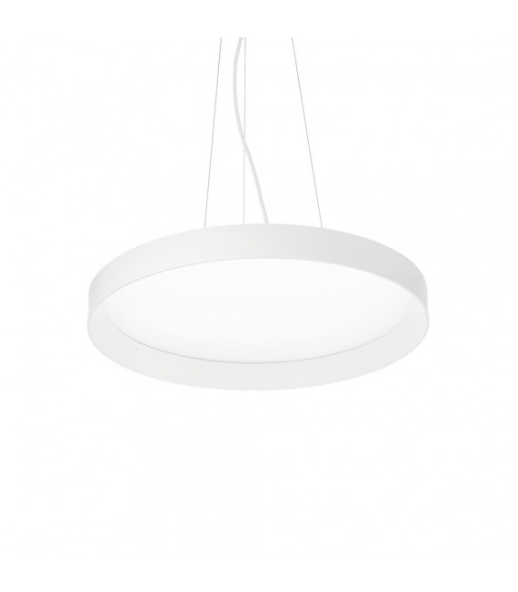 Suspension LED intégré Fly 1 ampoule Métal,aluminium,plastique blanc