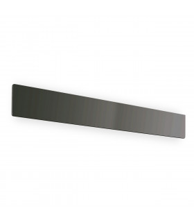 Aplique LED integrado Zig Black Metal 2 bombillas 8cm