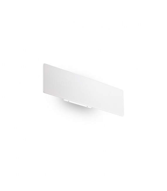 Integrierte LED-Wandleuchte Zig Weiß Metall 2 Glühbirnen 9cm