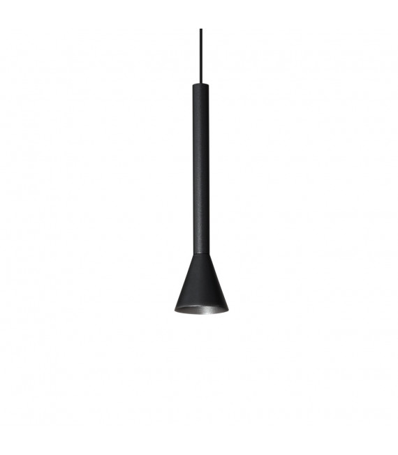 Diesis pendant lamp 1 bulb Black Metal