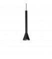 Diesis pendant lamp 1 bulb Black Metal