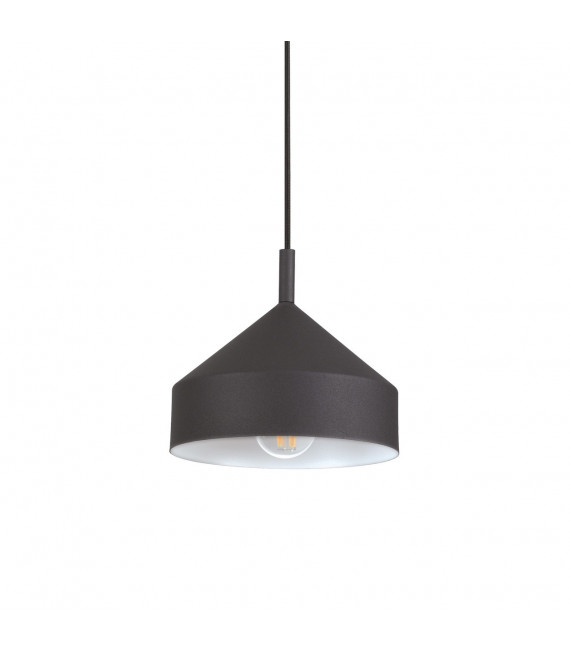 Suspension Yurta 1 ampoule Métal Noir
