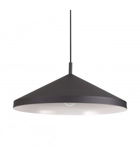 Yurta pendant lamp 1 bulb Black Metal