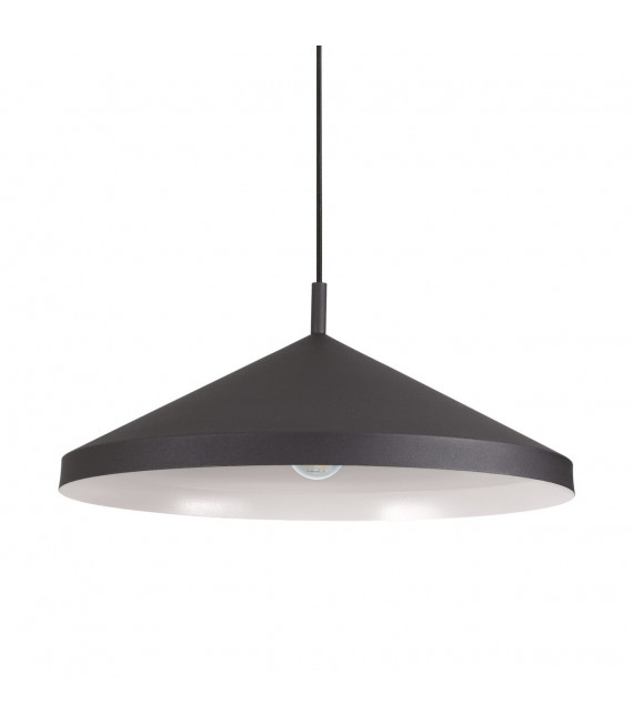 Suspension Yurta 1 ampoule Métal Noir