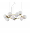 Perlage pendant light 11 bulbs Glass, metal