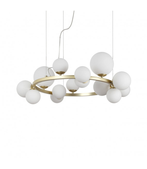 Perlage 14-bulb pendant lamp Glass, metal