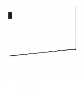 Sospensione LED integrata Essence 1 lampadina Black Metal