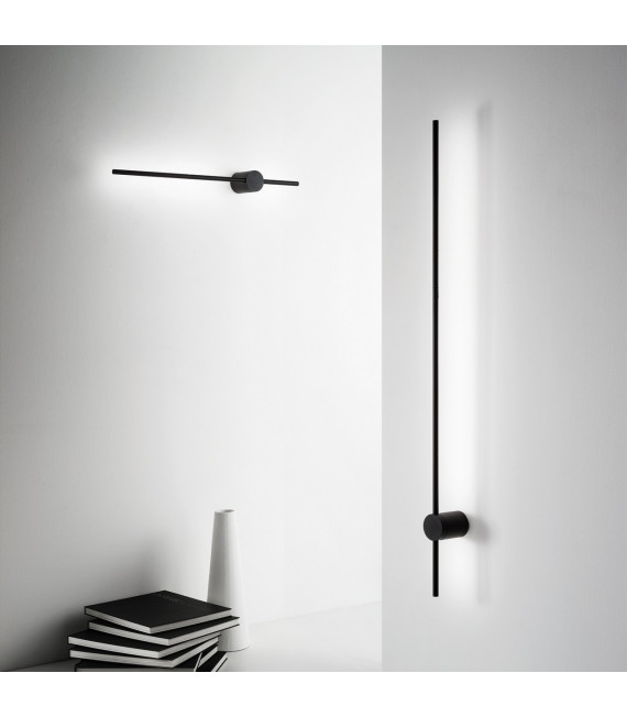 Integrated LED wall lamp Essence Black Metal 1 bulb 7cm