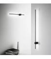 Integrated LED wall lamp Essence Black Metal 1 bulb 7cm
