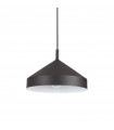 Suspension Yurta 1 ampoule Métal Noir
