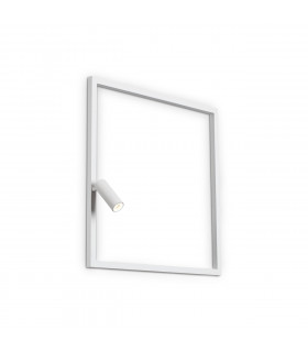 Syntesi Aplique LED integrado Metal blanco 1 bombilla 60cm