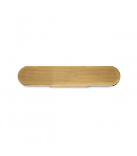 Applique a LED integrata Echo Metal Brass 1 lampadina 9cm