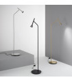 Desk lamp Diesis Metal Nickel 1 bulb 151cm