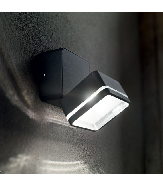Spot Omega Verre,métal Anthracite 1 ampoule 9cm