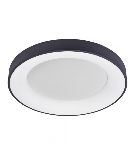Plafón Giulia Aluminio Negro 9 Cm