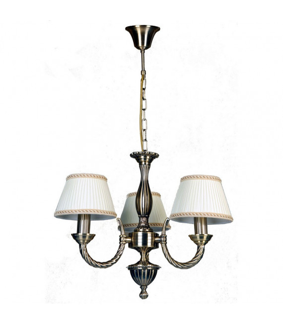 Shade pendant lamp Frati Gold Metal 3 bulbs 36cm