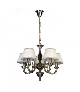 Frati lampshade pendant lamp Golden Metal 5 bulbs 36cm