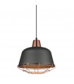 Annika Black Metal Pendant 1 bulb 30cm