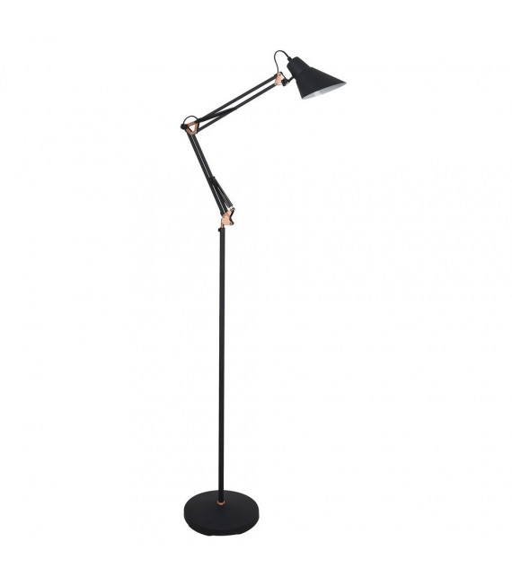 Lampada da tavolo Richard Metal Grafite 1 lampadina 165cm