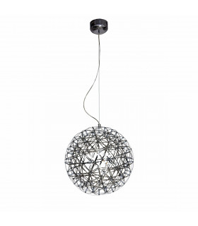Sospensione Adrian Acciaio inossidabile Cromo 92 lampadine 50cm
