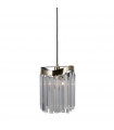 Sabrig Antique bronze pendant light 1 bulb 120cm