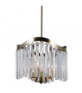 Suspension Sabrig 3 ampoules Bronze antique