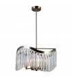 Suspension Sabrig 6 ampoules Bronze antique