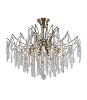 Mallola Design Plafón 2 bombillas Acero Bronce antiguo