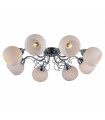 Ceiling light Masseri Chrome Steel 8 bulbs 25cm