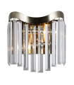 Design wall lamp Sabrig 2 bulbs Antique bronze