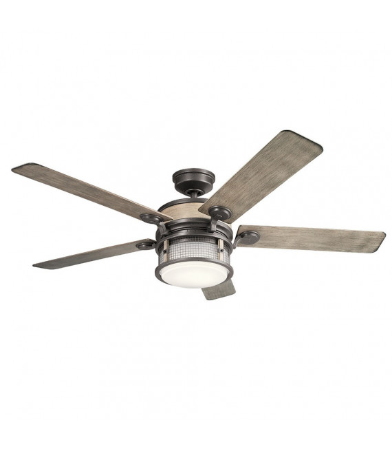 Ventilatore da Soffitto Kichler Grigio Antico 42 Cm