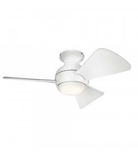 Ceiling fan Kichler matt white 28 Cm