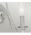 Applique murale Maryville Acier,bois Gris lavé 2 ampoules 53,3cm