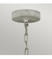 Chandelier sans abats jours Maryville Bois,acier Gris lavé 3 ampoules 49,8cm