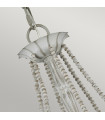 Chandelier sans abats jours Maryville Bois,acier Gris lavé 6 ampoules 74,3cm