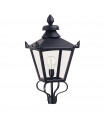 Grampian Black Garden Post Light 1 bulb 66cm