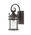 Lanterne de jardin Casa Verre transparent,aluminium Noir vieilli 1 ampoule 33cm
