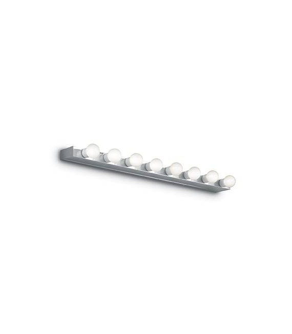 Prive Chrome bathroom wall light 8 bulbs 4cm