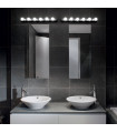 Applique de salle de bains Prive Chrome 8 ampoules 4cm