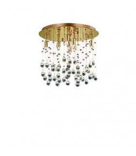 Lámpara colgante Moonlight Gold 8 bombillas 36cm