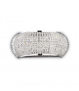 Aplique de diseño Pasha Metal Cromado 3 bombillas 12cm