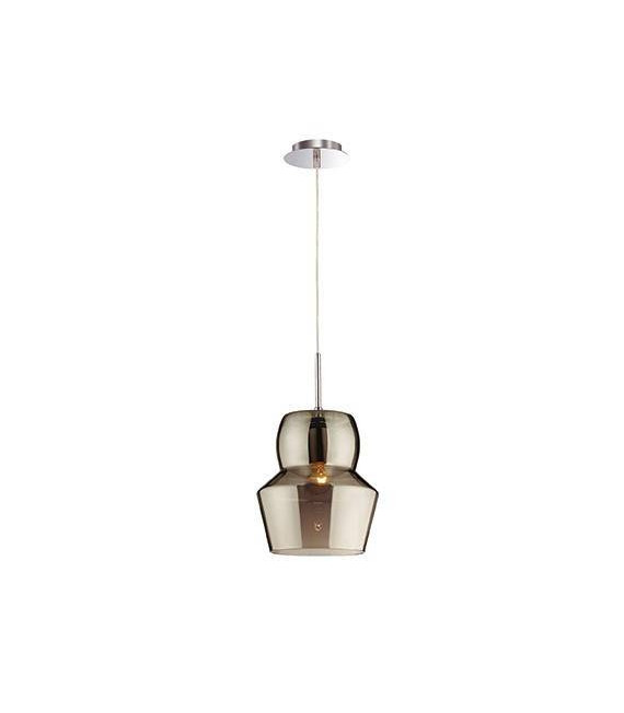 Lámpara colgante de diseño Zeno 1 bombilla Gris