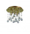 Moonlight Gold pendant lamp 5 bulbs 20cm